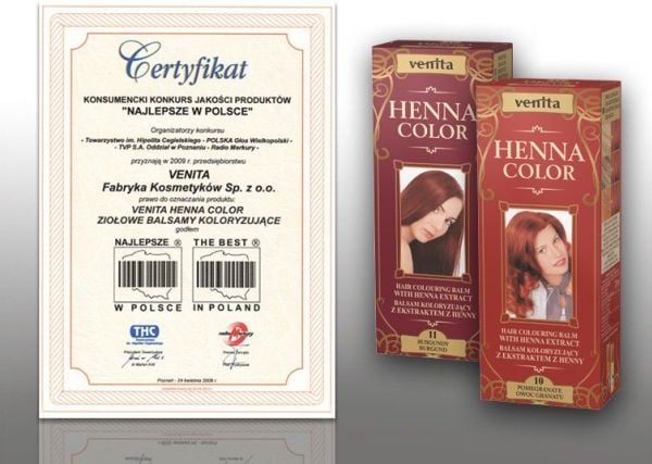 Venita Urtebalsam Henna Farge 114 Gyldenbrun 75ml