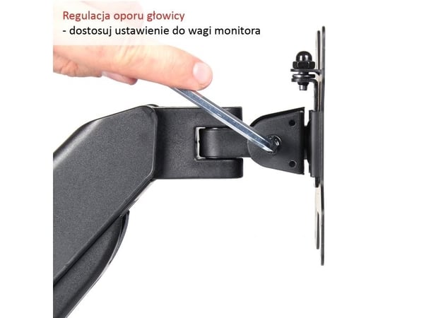 Art Desktop holder for 2 skjermer 13" - 27" L-13GD (RAMART L-13GD)