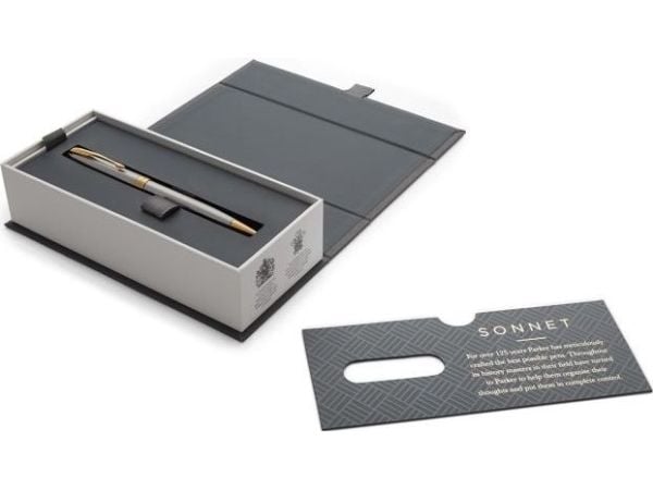 Parker 1931507, Klips, Kulepenn som åpnes og lukkes ved vridning, Svart, 1 stykker, Medium