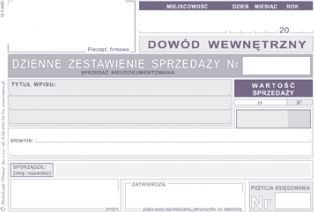 Michalczyk & Prokop dagsförsäljningsrapport K15, oinbunden