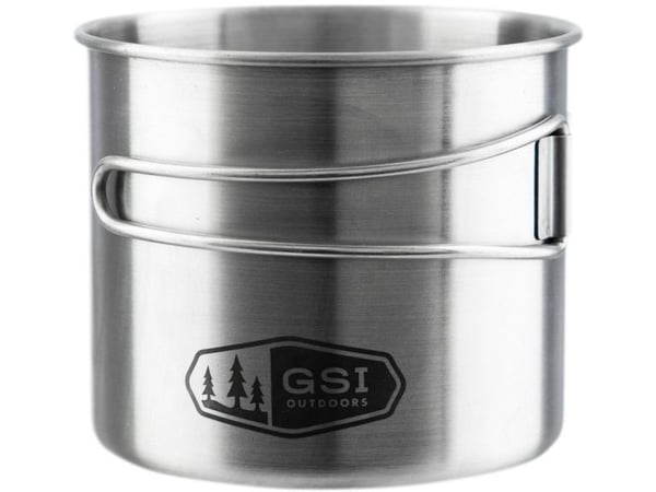 GSI Outdoors 68214, Krukke, Rustfritt stål, 0,5 l, Sølv, 139 g, 10,7 cm