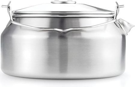 GSI Outdoors Glacier rese-tekokare i rostfritt stål 1 l silver