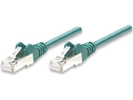 Intellinet 332552, 20 m, RJ-45, RJ-45, Grønn