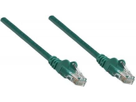 Intellinet Cat6, UTP, 0.25m, 0,25 m, Cat6, U/UTP (UTP), RJ-45, RJ-45, Grønn