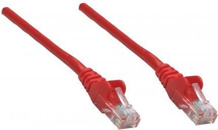 Intellinet 738859, 0,25 m, Cat6, U/UTP (UTP), RJ-45, RJ-45, Rød