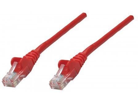 Intellinet 738859, 0,25 m, Cat6, U/UTP (UTP), RJ-45, RJ-45, Rød