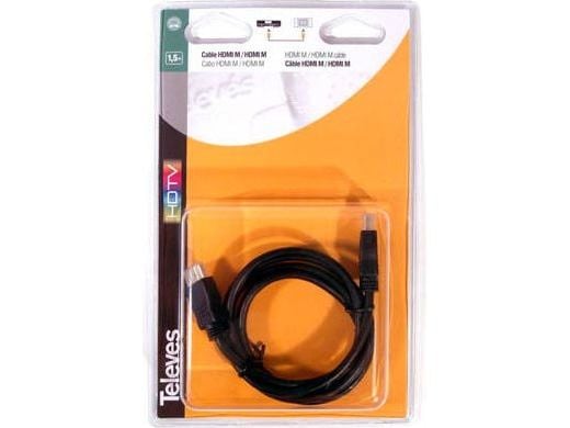 Televes HDMI - HDMI-kabel 1,5 m svart (RTV003001)