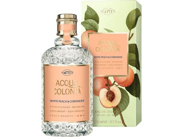 4711 White Peach &amp; Coriander Eau de Cologne 170 ml (unisex)
