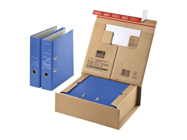 Postkasse ColomPac®, brun, HxBxL 120x330x290 mm, brun, 10 stk.