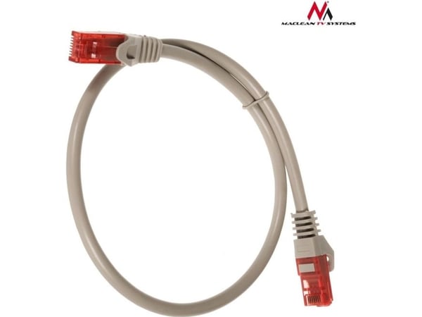 Maclean MCTV-302 S, 2 m, Cat6, U/UTP (UTP), RJ-45, RJ-45, Grå