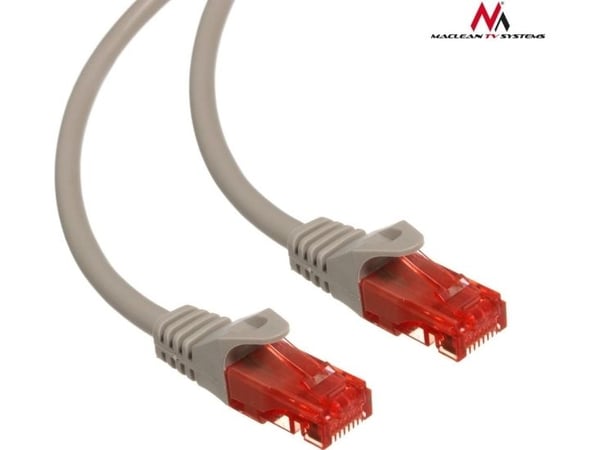 Maclean MCTV-302 S, 2 m, Cat6, U/UTP (UTP), RJ-45, RJ-45, Grå
