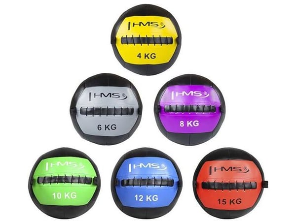 HMS Wall Ball 15kg harjoituspallo punainen (17-41-030)