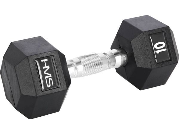 Käsipaino 10 kg HMS HEX-PRO 10