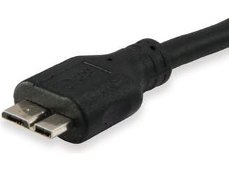 Equip 128397, 1,8 m, USB A, Micro-USB B, USB 3.2 Gen 1 (3.1 Gen 1), Hankjønn/hankjønn, Sort
