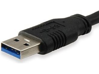 Equip 128397, 1,8 m, USB A, Micro-USB B, USB 3.2 Gen 1 (3.1 Gen 1), Hankjønn/hankjønn, Sort