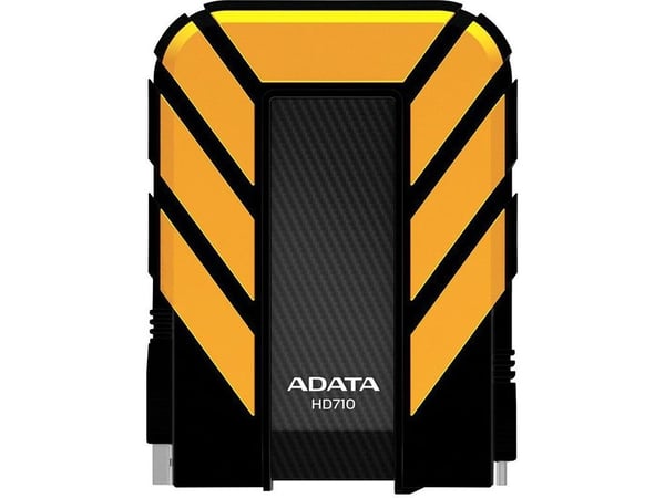 ADATA HD710P - Harddisk - 2 TB - ekstern (bærbar) - 2.5" - USB 3.1 - gul