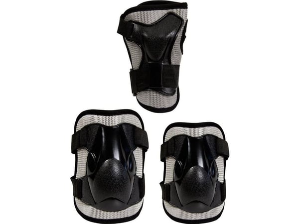 L.A. Sports skyddsset junior svart storlek L (37171BK)