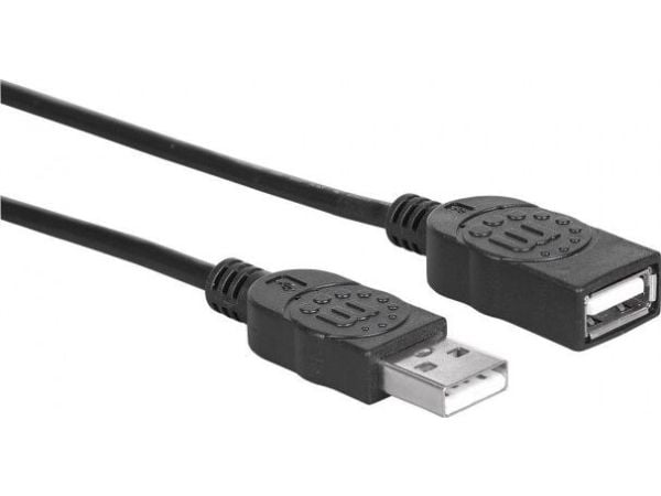 Manhattan 364898, 3 m, USB A, USB A, USB 2.0, 480 Mbit/s, Lajittelu