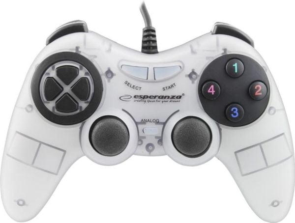 Esperanza FIGHTER - Håndkonsoll - kablet - hvit - for PC
