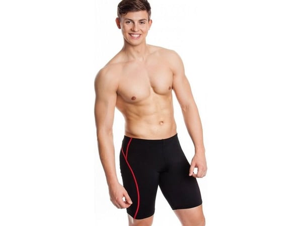 Badeshorts Aqua-Speed Blake svart/rød 16 år XXL /381
