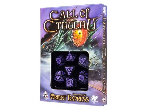 Q-Workshop komplett sett “Zew Cthulhu” Horror i Orient Express - svart/lilla (97471)