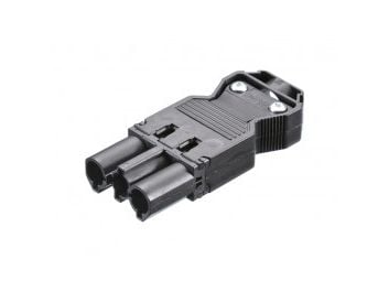 Bachmann Appliance plug GST18/3 -, GST18, Musta