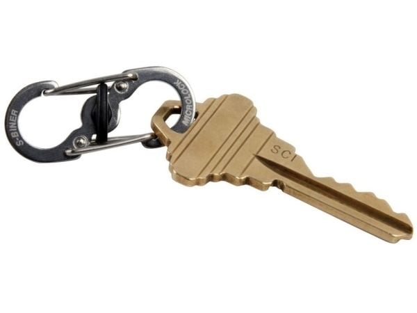 Nite Ize SlideLock ruostumaton teräs + 5x mikrokarabiini (KCK-11-R3)