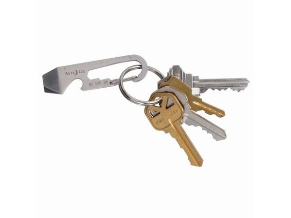 Nite Ize DoohicKey, Nøkkelkarabin, Rustfritt stål, Rustfritt stål, 17,2 mm, 64,8 mm, 12 g