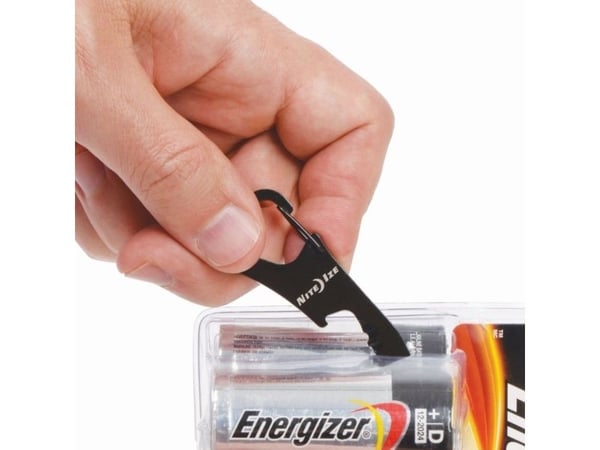 Nite Ize DoohicKey ClipKey, Nøkkelkarabin, Sort, Rustfritt stål, 25 mm, 68 mm, 12 g