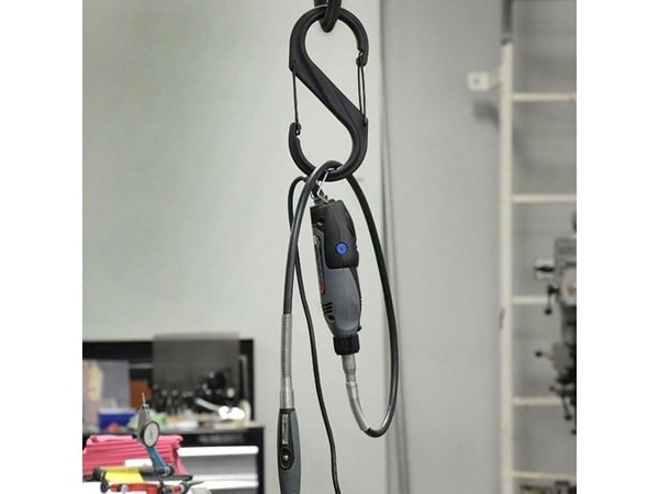 Nite Ize karabinkrok S-Biner Dual #8 i plast sort (SBP8-03-01BG)