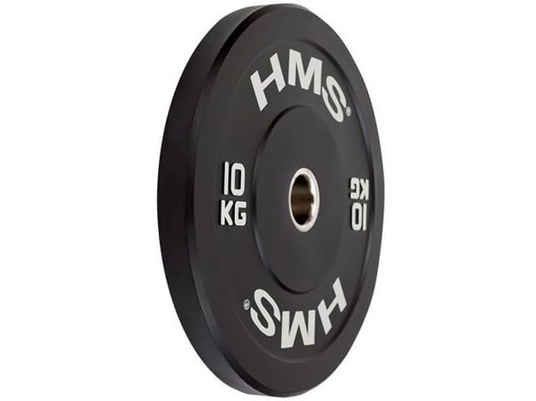 HMS plate BBR10 Bumper 10 kg svart (17-61-016)