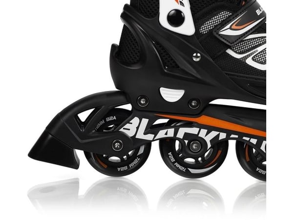Blackwheels Adjustable Sonic skates black and white. 33-36