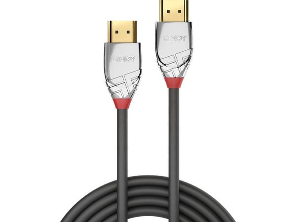 Lindy 37870, 0,5 m, HDMI Type A (vakio), HDMI Type A (vakio), 18 Gbit/s, musta, hopea