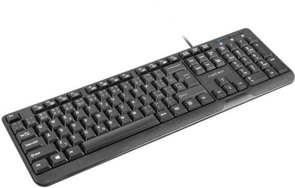 Klávesnice Natec Trout, CZ/SK layout, Slim multimedia, 1,8m kabel