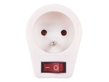 Emos P0027, 250 V, 10 A, Vit, 2300 W, Plast