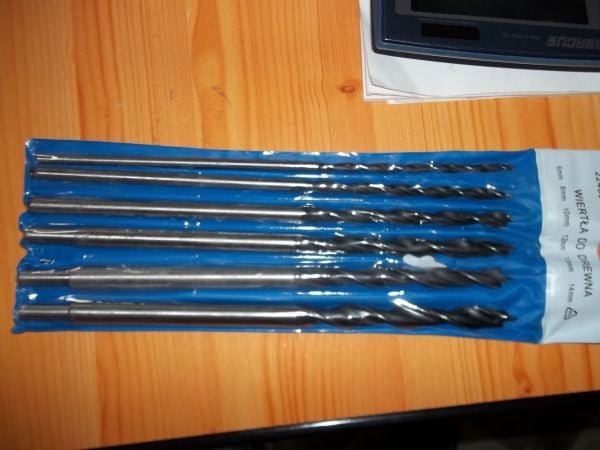Vorel spiralbor for tre 6 10 12 13 14 8 mm (22460)