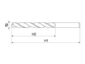Yato YT-4050, Drill, 5 mm, 82 mm, Støpejern, Ikke-jernholdig metall, Plast, Rustfritt stål, Stål, 5,2 cm, 135°