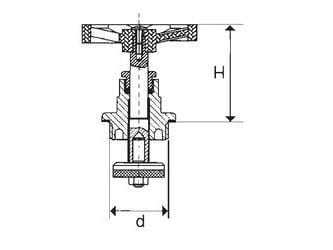 KFA Pää kelluntaventtiileille messinki 1/2" 881-410-15 881-410-15