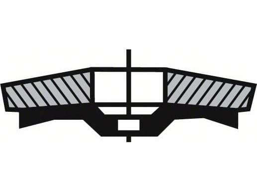 Bosch-tarvikkeet 2608606716 Lamelslibeskive Halkaisija 125 mm Halkaisija 22,23 mm N/A 1 stk 1 stk