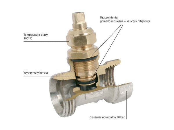 Ferro Suora patteriventtiili 1/2" ZG2Y