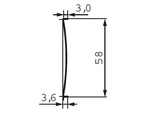Cersanit frontpanel høyre/venstre Sicilia 160 cm (S401-039)