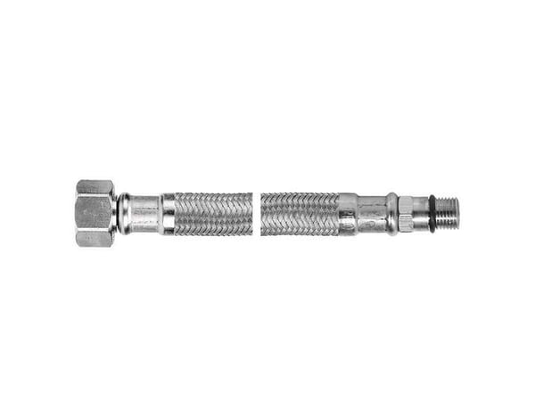 Liitäntäletku Ferro Joustava liitäntä teräspunoksella, lyhyt 3/8" pää 50cm WBS12