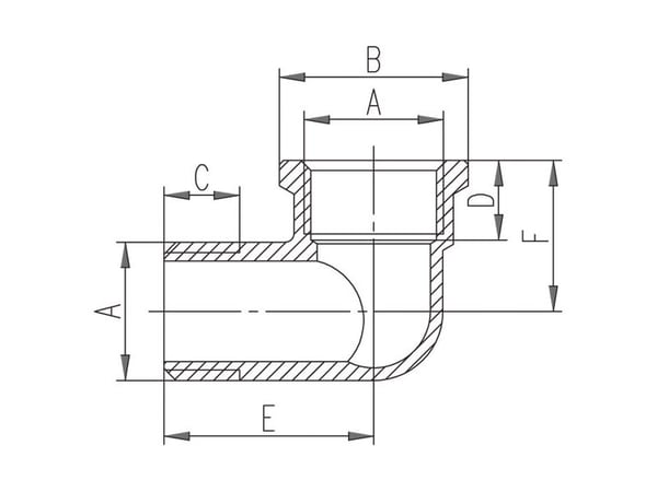 Ferro Kolanko mosiężne 1/2" (K12Z)
