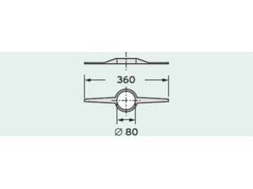 VAILLANT Välikappaleet Ø 80 mm (7 kpl )