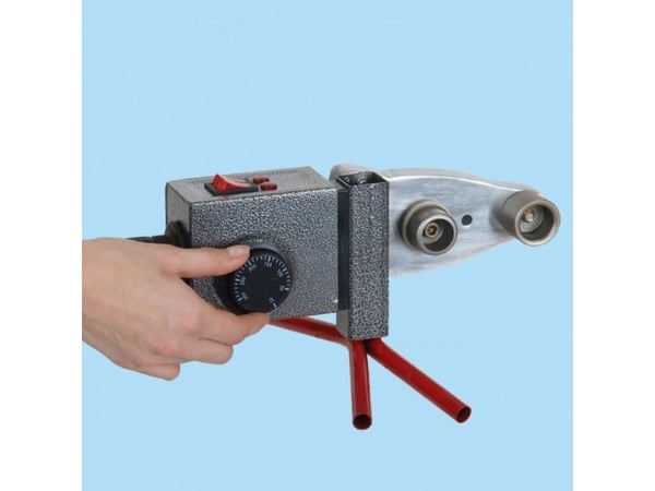 DEDRA sveiserør for PCV-rør 800W/1500W koffert / adaptere 20-63mm