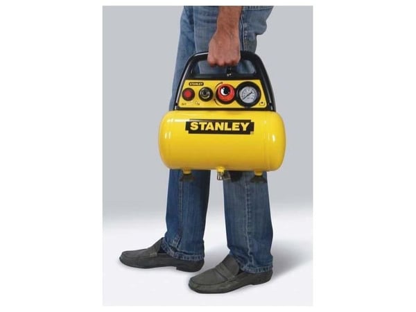 Stanley DN 200/8/6 - Luftkompressor - 1.1 kW - 1.5 hk - 5.5 A - oljefri - 180 l/min - 6 liter
