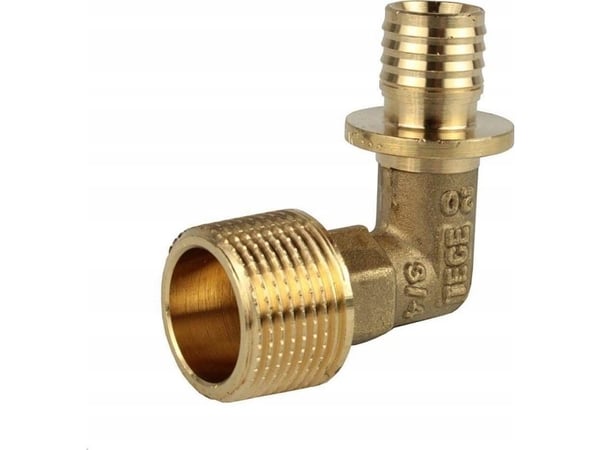 TECE övergångsvinkel-nippel GZ 20x3/4" mässing - 707501