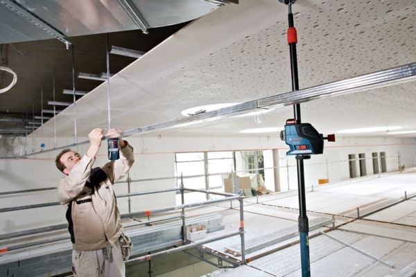 BOSCH laserdetektor med röd stråle LR2