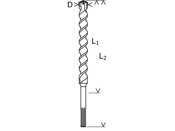 Bosch VASARA SDS-MAX 4 32X400/520MM