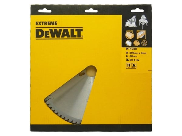 Dewalt Sahanterä paikallaan oleviin sahoihin 305x30mm 80 hammasta - DT4288 - DT4288